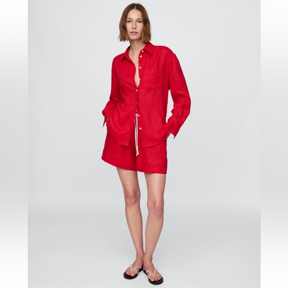 Gap linen easy shorts